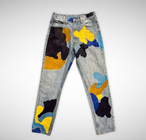 Hand Painted Vintage Jeans