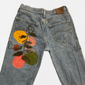 Hand Painted Vintage Jeans